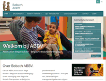 Tablet Screenshot of bobath.be